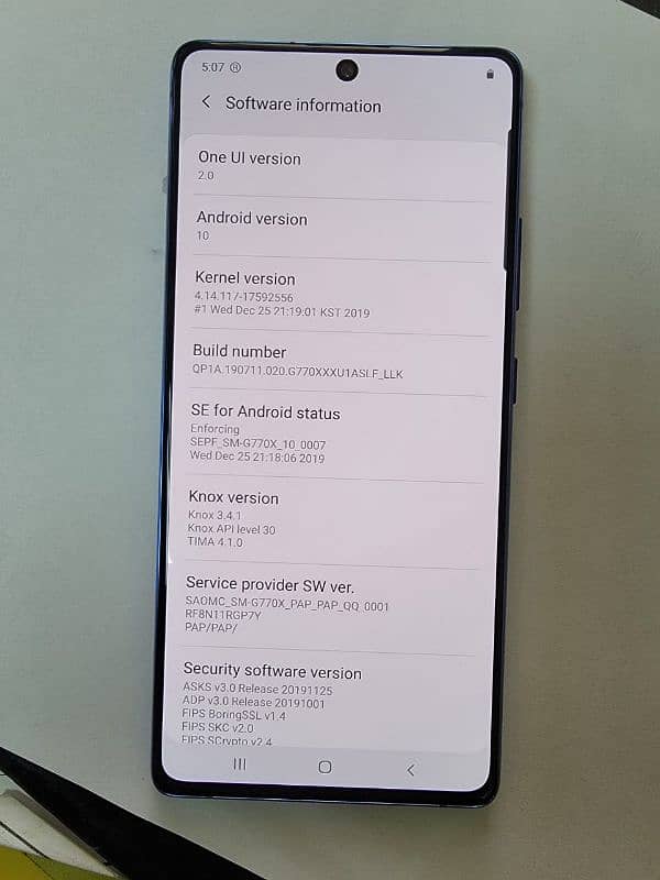 Samsung Galaxy S10 lite Non PTA 4