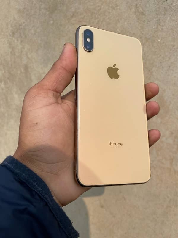 iPhone xsmax non pta factory  golden color bettery change 0