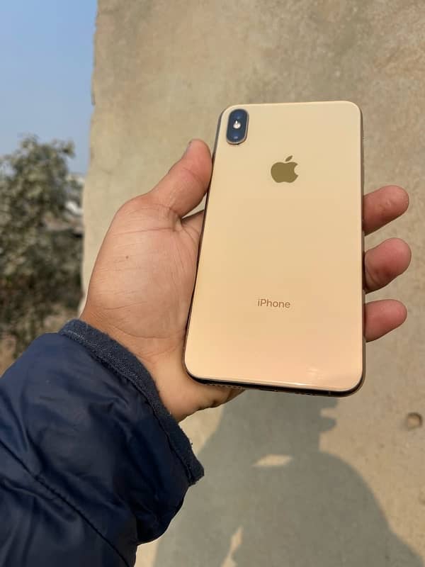 iPhone xsmax non pta factory  golden color bettery change 1