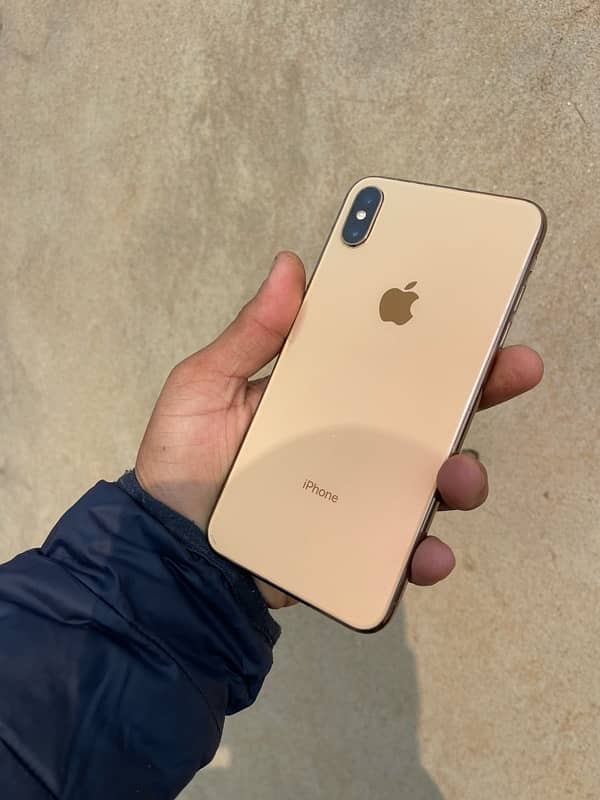 iPhone xsmax non pta factory  golden color bettery change 8