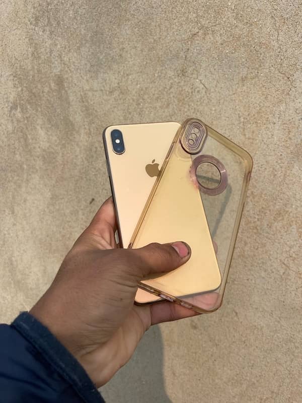 iPhone xsmax non pta factory  golden color bettery change 13