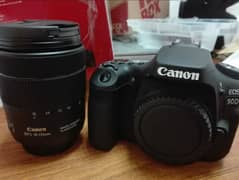 Canon 90D with 18-135mm Lens, Flash Light, SD Card, Bag &Extra Battery