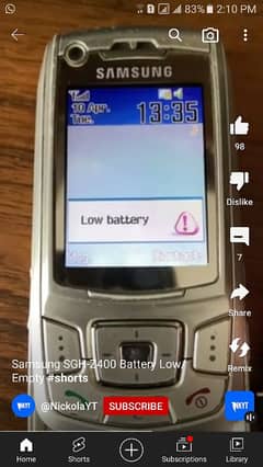 old samsung mobile