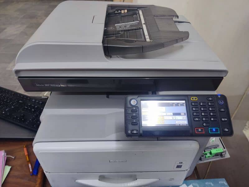 Ricoh MP 301 Photocopy machine all in one 0