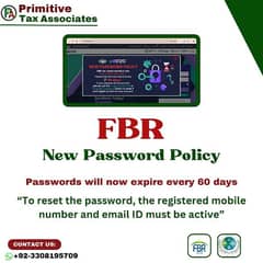 FBR NEW PASSWORD POLICY