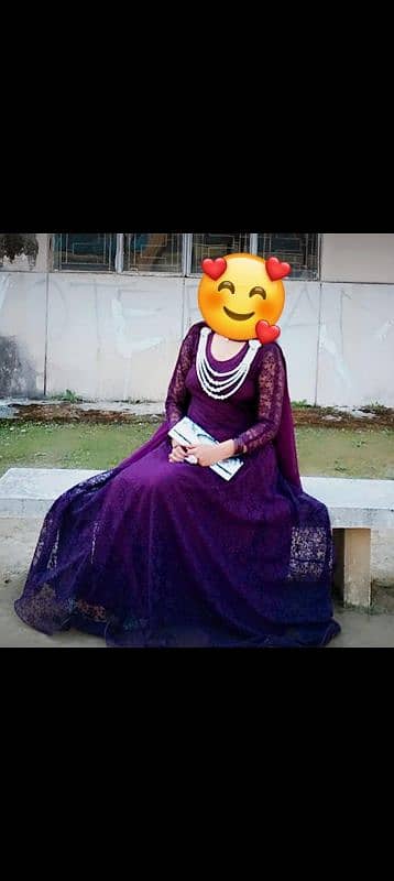 long Maxi purple colour 0