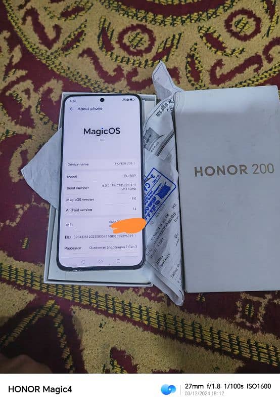 Honor 200 Non PTA Sim Working With Box 5