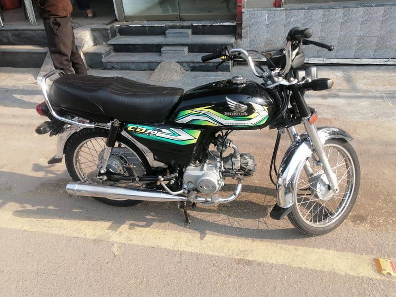 Honda CD 70 Model 2023 aplid for open invoice 6