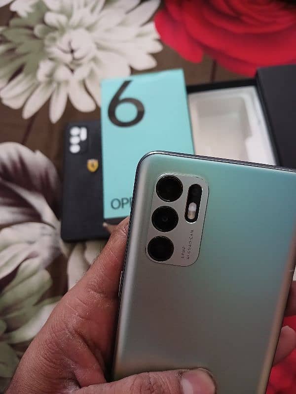 oppo reno  6 8gbram 128gbrom 7