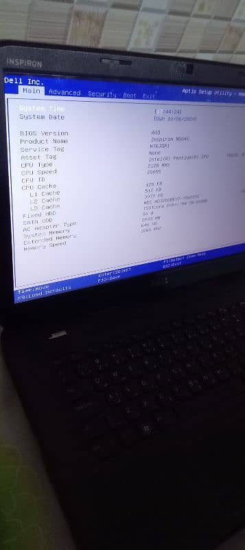 Dell laptop 4gp ram 8