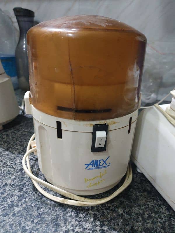 anex chopper and national juicer machine 2