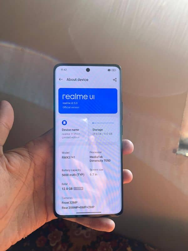 Realme 11 Pro Plus 5g 24/512Gb limited Gaming Edition imported from US 3