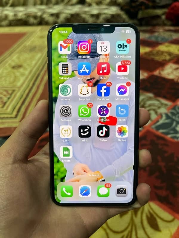 iphone 11 pro max  Non Pta 256gb  100 health 5