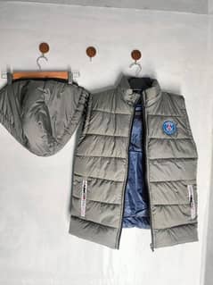 men's parachute plain puffer jacket