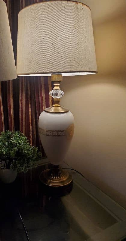 Lamp pair for sale Versace design 1