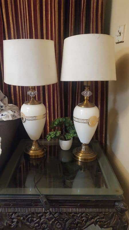 Lamp pair for sale Versace design 2