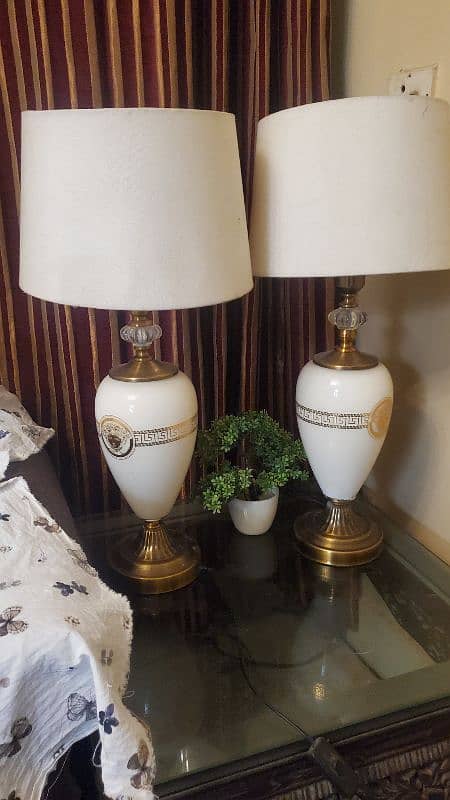 Lamp pair for sale Versace design 4