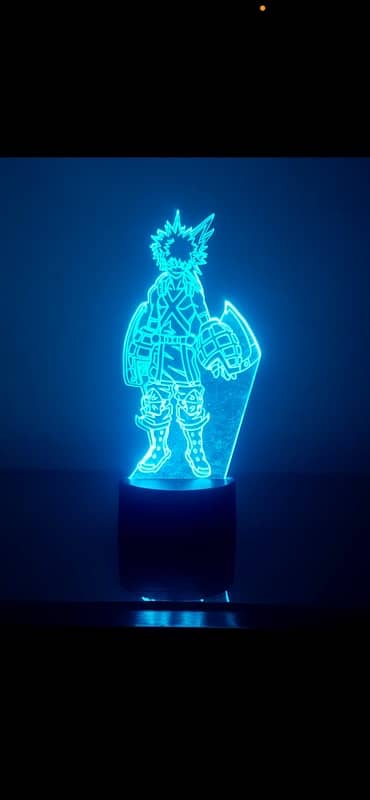 3D anime illusion night light lamps 1