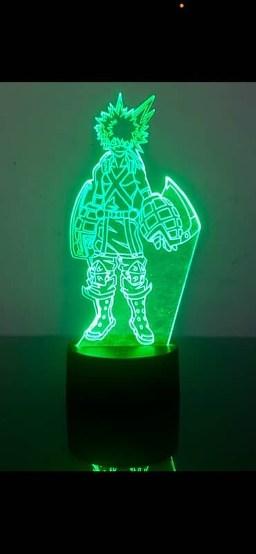 3D anime illusion night light lamps 2