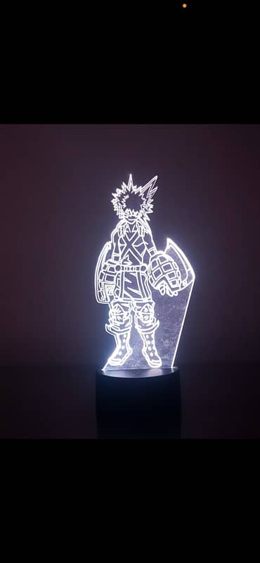 3D anime illusion night light lamps 4