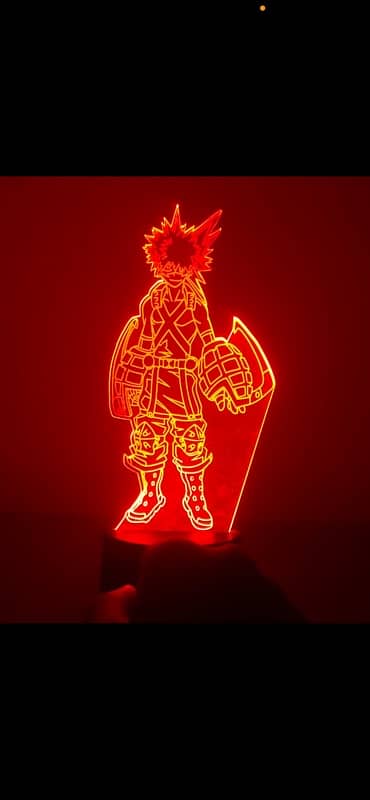 3D anime illusion night light lamps 5