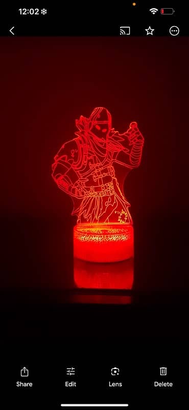 3D anime illusion night light lamps 7