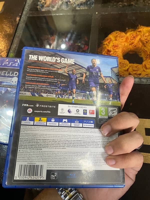 PS4 game Fifa 23+Helldivers 4