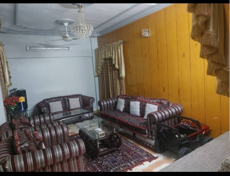 Well Maintained Flat With Roof Available For Sale In Sana Avenue Gulistan e Jauhar Block 12 0