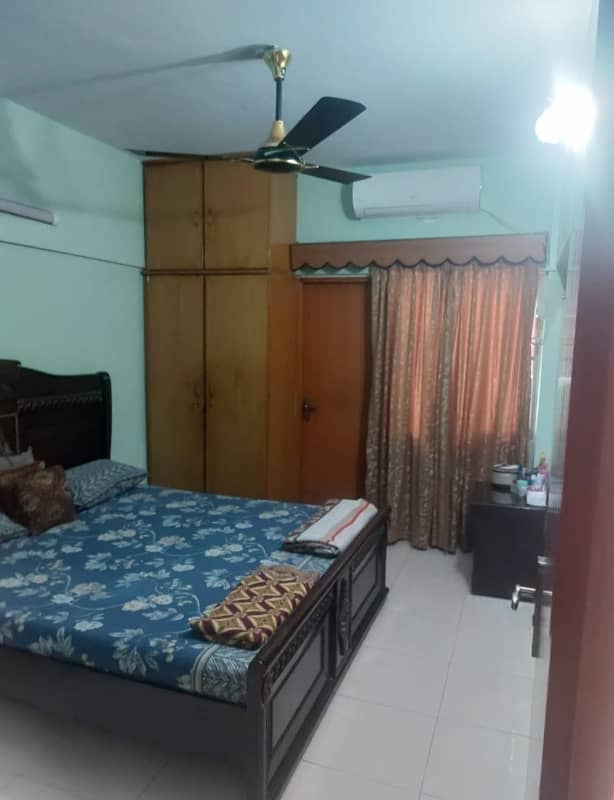 Well Maintained Flat With Roof Available For Sale In Sana Avenue Gulistan e Jauhar Block 12 3