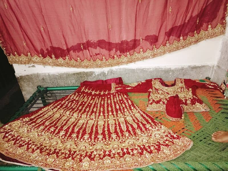 Bridel Lehnga very good condition full final Rs. 18000 2