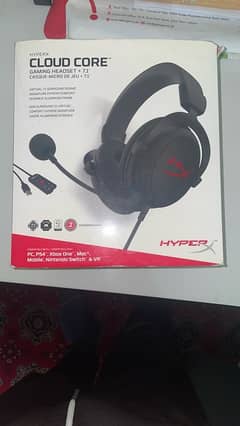 hyperx cloudcore gaming headset +7.1