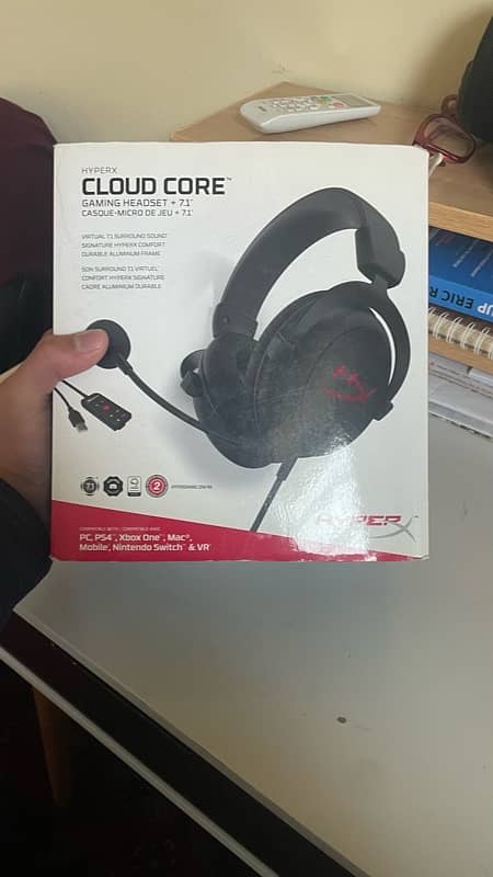 hyperx cloudcore gaming headset +7.1 1