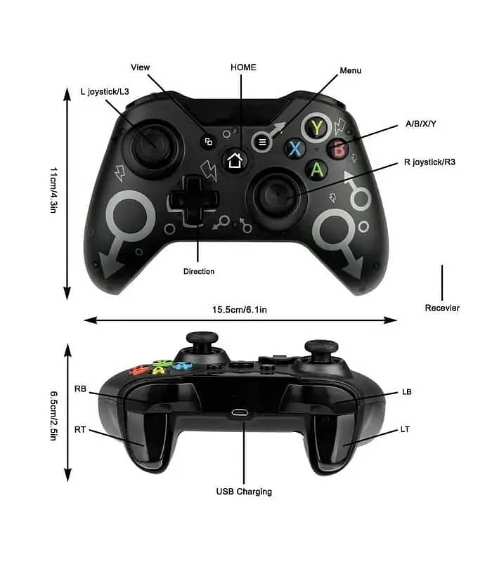 N-1 Wireless Controller For PC, Xbox one, Series X & S, PS3(original) 1