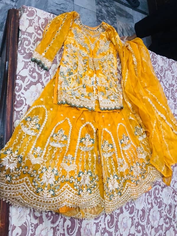 mehandi mayo garara dress very elegant 0