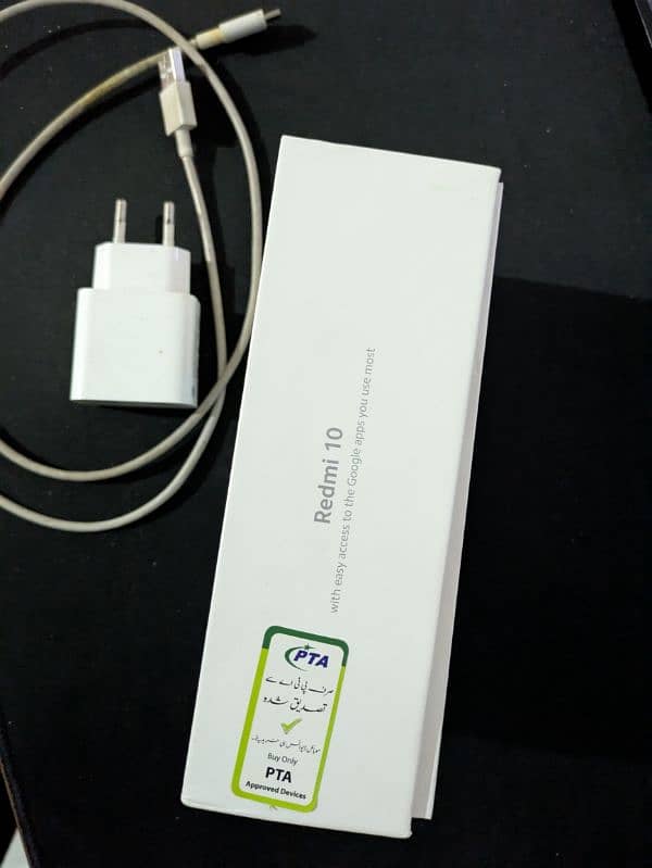 XIAOMI REMDI 10 4gb Ram / 128gb Storage With Box and Charger 3