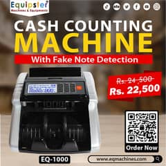 Cash currency note counting machine with fake note detection pakistan