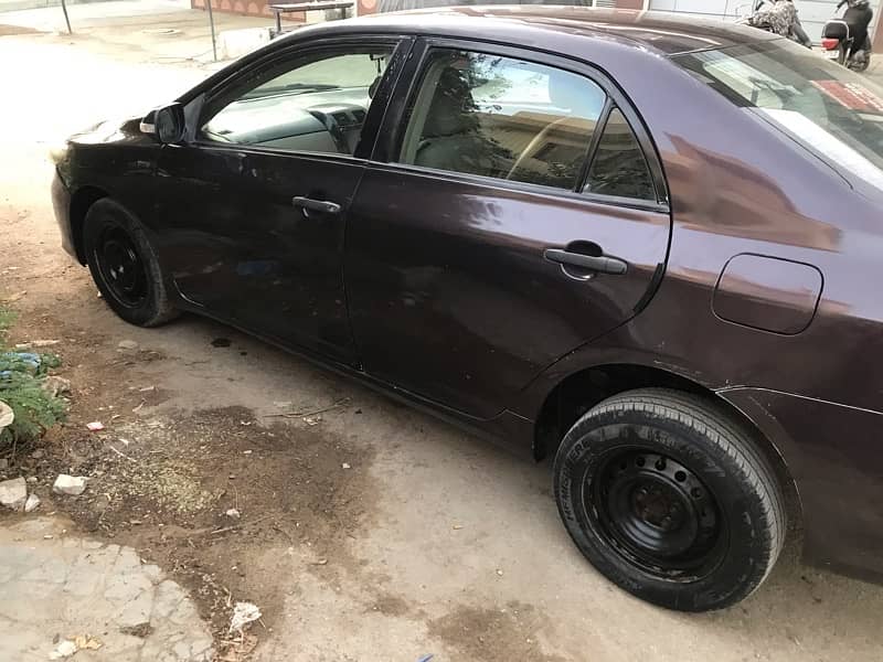 Toyota Corolla XLI 2013 Red Wine coour 4