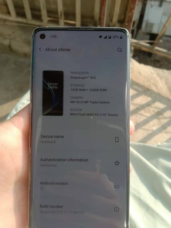 oneplus 8 dual sim PTA register 5