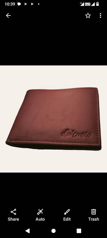 Textured Imported Leather Italian Leather wallet 1