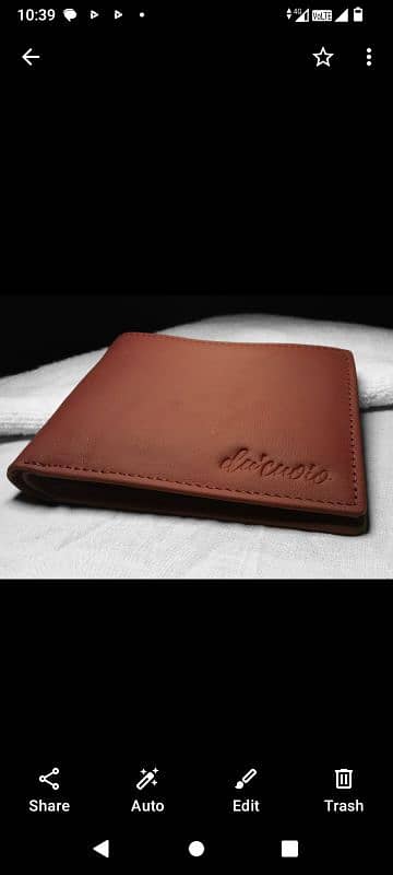 Textured Imported Leather Italian Leather wallet 2