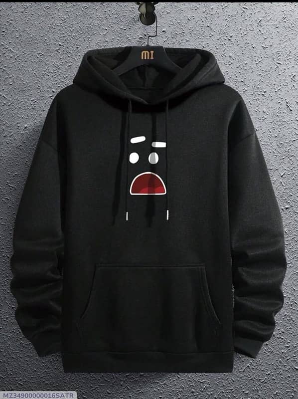 printed cozy hoodie 1