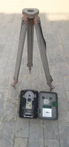 theodolite with tripod