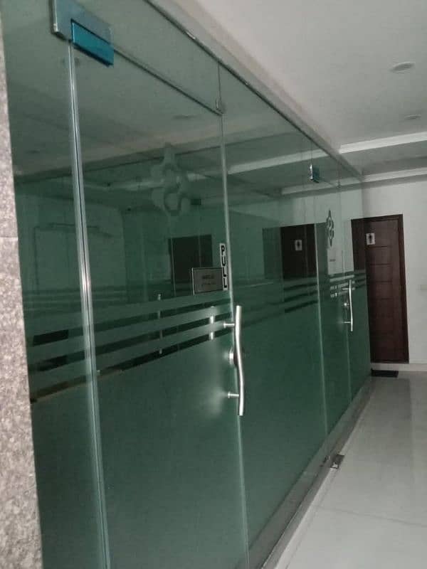 Aluminium Glass Partitions / False Ceiling/ Office interior/Upvc work 11