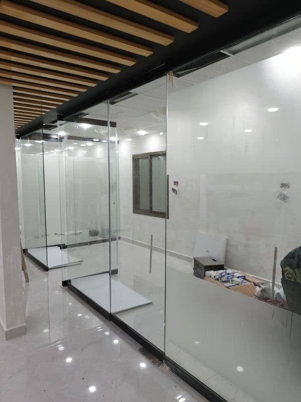 Aluminium Glass Partitions / False Ceiling/ Office interior/Upvc work 14