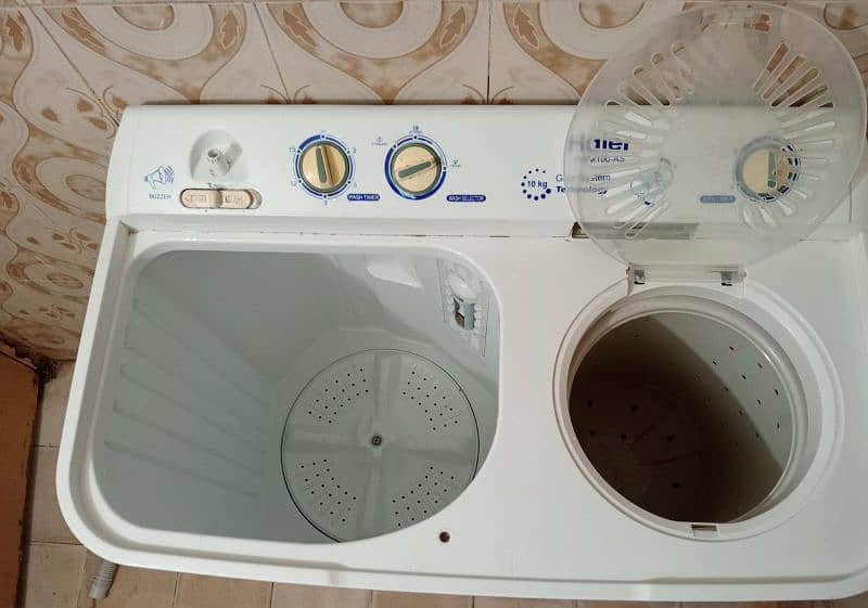 10 kg twin tap washing machine used. 1