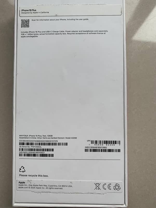 iphone 16 plus 128 GB Brand New 2