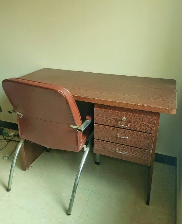 study table with matching chair 1