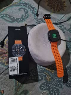 galaxy watch ultra titanium Grey with box and charger 10 days used