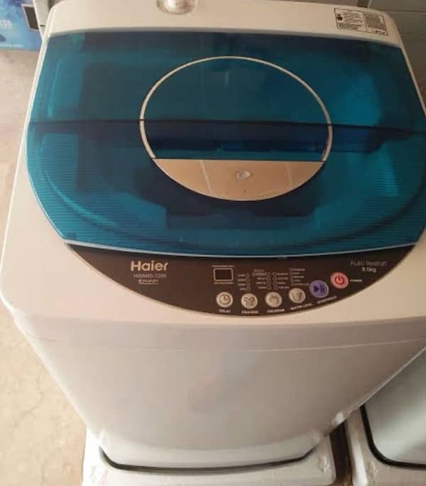 haier fully automatic washing machine 8.5 kg 0