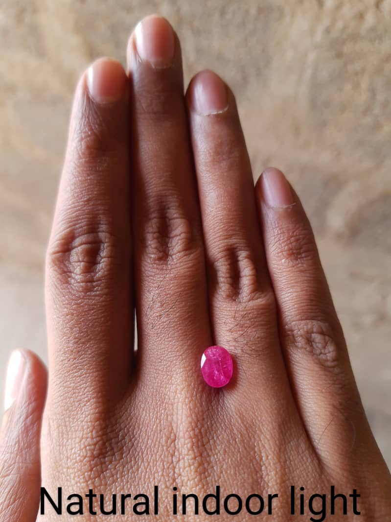 Natural UNHEATED/UNTREATED Afghani (Kabuli) Ruby 3